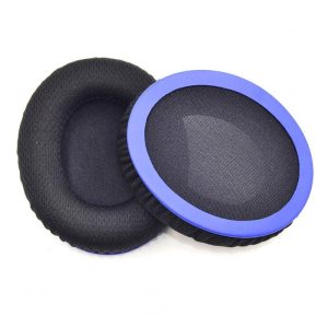 1 Pair Ear Pads Headset Sponge Cushion Replacement Parts Compatible For Kingston Cloud Stinger Core Stinger black blue edge  |   Earphones Accessories Earphones & Speakers Black blue edge