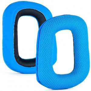 1 Pair Ear Pads Replacement Headset Ear Cups Compatible For Logitech G35 G930 G430 F450 G331 G231 G431 Earmuffs All blue mesh Item No. 5B46  |   Earphones Accessories Earphones & Speakers All blue mesh + Item No. 5B46