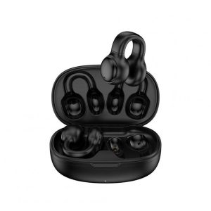 1 Pair M30 Ear-Clip Headset Bluetooth 5.3 In-ear Noise Reduction Bone Conduction Earphone black  |   Bluetooth Earphones Bluetooth Earphones Black