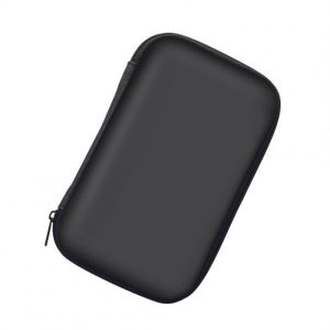 2.5-inch Hard Disk Storage Bag Zipper Carrying Case Protector Cover Headphone Data Cable U Disk Organizer black  |   Earphones Accessories Earphones & Speakers Black