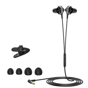 3.5mm Earphone 90 Degrees Elbow Plug-in Volume Wire Control Gaming Headset In-ear Subwoofer Music Earbuds black  |   Wired Earphones Earphones & Speakers Black