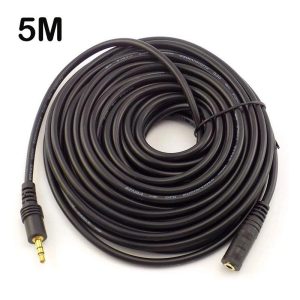 5m Audio  Extension  Cable 3.5mm Male To Female Headphone Cable For Car Earphone Speaker 5 meters  |   Earphones Accessories Earphones & Speakers 5 meters