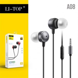 A08 In-ear Wired Headset Hifi Bass Tuning Calling Music Headphone Wire-controlled Microphone Gaming Earplugs Gun-Color  |   Wired Earphones Earphones & Speakers Gun-color