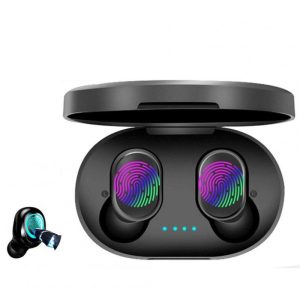 A6s Tws Headset Touch-control Mini Wireless Bluetooth-compatible Headphones Hands-free Calling Binaural Sports Earbuds black  |   Bluetooth Earphones Bluetooth Earphones Black