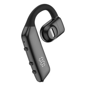 Air Conduction Single Ear Earhook Headset Wireless Bluetooth 5.2 Headphones Sports Earphones Black  |   Sports Headphones Earphones & Speakers Black