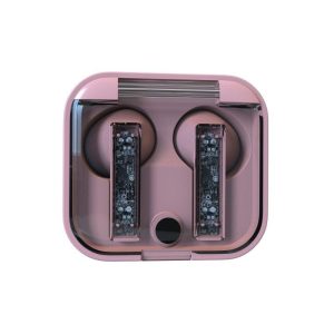 B62 Wireless Earbuds Stereo Earphones With Transparent Charging Case Noise Reduction Headphones For Cell Phone Gaming Computer pink  |   Bluetooth Earphones Bluetooth Earphones Bluetooth Earphones