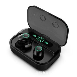 Bluetooth 5.0 Headset TWS Wireless Earphones Mini Earbuds Stereo Headphones Wireless Earphones black  |   Bluetooth Earphones Bluetooth Earphones Black