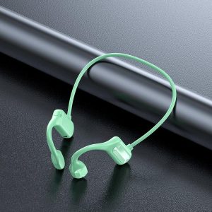 Bluetooth-compatible  Earphones Bone Conduction Headphones Bl09 Ear-mounted Music Wireless Sports Stereo Earplugs Headset green_Packing box  |   Sports Headphones Earphones & Speakers Green + Packing box