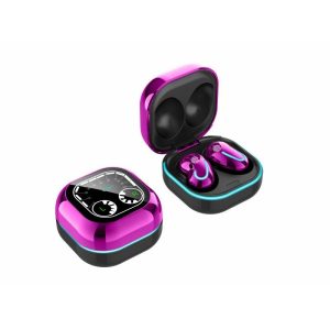 Bluetooth Earphones Breathing Light Timetable Display Tws 5.1 Wireless Mini Touch Control Bluetooth Headset purple  |   Bluetooth Earphones Bluetooth Earphones Bluetooth Earphones