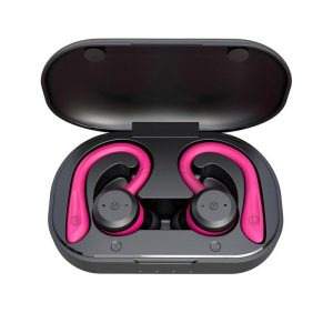 Bluetooth Headphones Ear Hook Stereo Noise Cancellation Music Earphones Waterproof Sports Headset Pink  |   Bluetooth Earphones Bluetooth Earphones Bluetooth Earphones