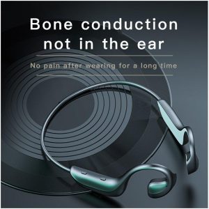 Bluetooth Headset Bone Conduction Wireless Ear-mounted Sports Waterproof Headset black  |   Sports Headphones Earphones & Speakers Black