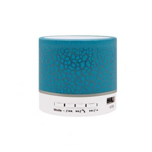 Bluetooth Speaker Colorful Light Plug-in Card Computer Mini Subwoofer Wireless Small Audio Button big crack + cable blue  |   Stereo Speakers Earphones & Speakers Button big crack + cable + Blue