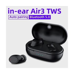 Bluetooth Wireless Headset Air3 TWS Binaural Touch Headset Waterproof In-ear Earphones Sports Stereo Music Headphones black  |   Bluetooth Earphones Bluetooth Earphones Black