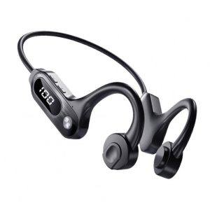 Bone Conduction Bluetooth Earphone Lightweight Wireless Hanging Ear Sports Headset V30 Black  |   Sports Headphones Earphones & Speakers Black