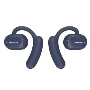 Bone Conduction Earphone Wireless Bluetooth-compatible 5.0 Headset Waterproof Sports Fitness Noise-cancelling Sleeping Earbuds blue  |   Sports Headphones Earphones & Speakers Blue