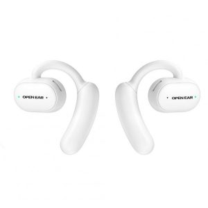 Bone Conduction Earphone Wireless Bluetooth-compatible 5.0 Headset Waterproof Sports Fitness Noise-cancelling Sleeping Earbuds White  |   Sports Headphones Earphones & Speakers Sports Headphones