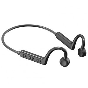 Bone Conduction Headphones Wireless Bluetooth Noise Reduction Headset Open Ear Waterproof Sports Earphones black  |   Sports Headphones Earphones & Speakers Black