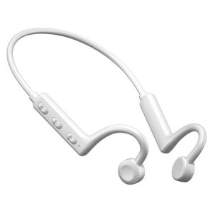 Bone Conduction Headphones Wireless Bluetooth Noise Reduction Headset Open Ear Waterproof Sports Earphones White  |   Sports Headphones Earphones & Speakers Sports Headphones