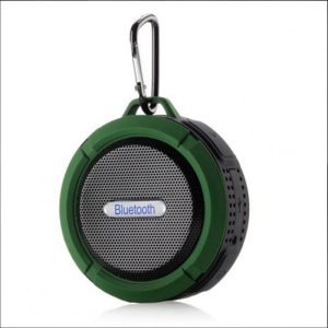 C6 Portable Ip65 Waterproof Bluetooth-compatible  Speaker Big Suction Cup Hook Stereo Outdoor Sports Tf Subwoofer Mini Speaker green  |   Stereo Speakers Earphones & Speakers Green