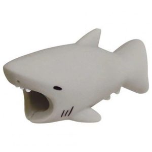 Cable Protector Sleeve Cute Animal Shape Protective Cover Case Anti-break Charging Data Line Organizer grey shark  |   Earphones Accessories Earphones & Speakers Earphones Accessories