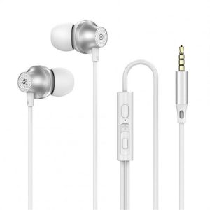 Copper Driver Hifi Sports Headphones 3.5mm In-ear Earphone Ergonomic Bass Music Earbuds For Phones Tablets White  |   Wired Earphones Earphones & Speakers White