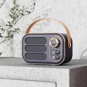 Dw13 Retro Bluetooth-compatible Speaker Classical Travel Music Player Wireless Portable Speakers Decoration Gifts gray  |   Stereo Speakers Earphones & Speakers Gray