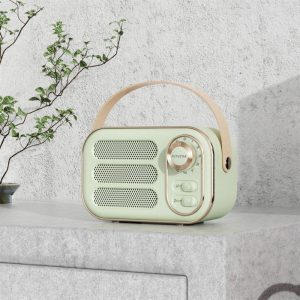 Dw13 Retro Bluetooth-compatible Speaker Classical Travel Music Player Wireless Portable Speakers Decoration Gifts green  |   Stereo Speakers Earphones & Speakers Green