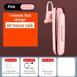 E03 Smart Wireless  In-ear  Earphones Mobile Phone Universal Driving Business Mini Bluetooth Headset Pink  |   Bluetooth Earphones Bluetooth Earphones Bluetooth Earphones