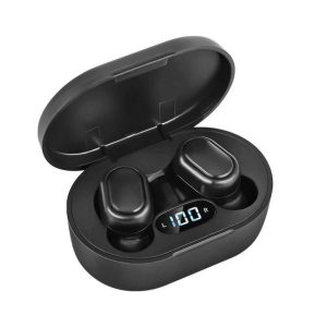 E7s Wireless Headset, Bluetooth-compatible 5.0 Noise Reduction Earphone Led Screen, Large Charging Capacity 300mah Headphone black  |   Bluetooth Earphones Bluetooth Earphones Black