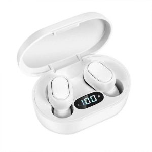 E7s Wireless Headset, Bluetooth-compatible 5.0 Noise Reduction Earphone Led Screen, Large Charging Capacity 300mah Headphone White  |   Bluetooth Earphones Bluetooth Earphones Bluetooth Earphones