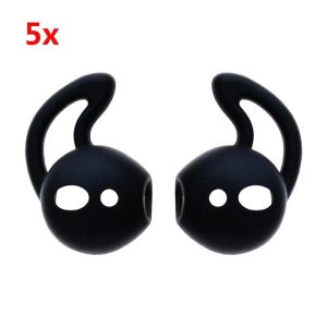 Ear Hook Earbud Headset Cover Holder  |   Earphones Accessories Earphones & Speakers Black + 5 pairs