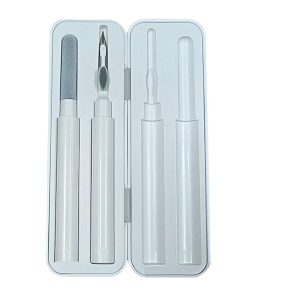 Earbuds Cleaning Kit Multifunction Cleaning Pen Kit With Soft Brush Cotton Head Metal Cleaning Head For Earphones Case Phones Q1 double pen with storage box  |   Earphones Accessories Earphones & Speakers Earphones Accessories