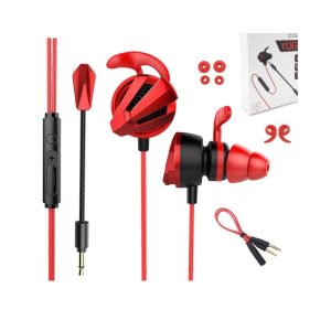 Earphone Gamer Hearing Helmets For Pubg PS4 CSGO Casque Games Headset With Mic Gamer Earphones red  |   Wired Earphones Earphones & Speakers Red