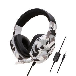 Earphone Gaming Headset Camouflage Headphones with Microphone for PC Laptop Camouflage Gray PS4 Edition  |   Gaming Headsets Earphones & Speakers Camouflage Gray PS4 Edition