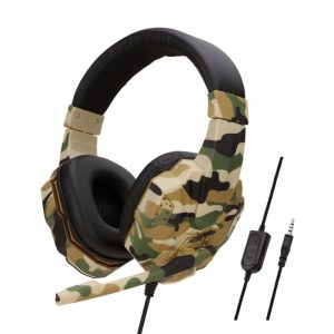 Earphone Gaming Headset Camouflage Headphones with Microphone for PC Laptop Camouflage Yellow PS4 Edition  |   Gaming Headsets Earphones & Speakers Camouflage Yellow PS4 Edition