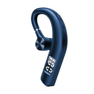 F19 Bluetooth-compatible 5.2 Headset Digital Display Noise Reduction Unilateral Hanging Ear Wireless Business Sports Earphone Blue  |   Sports Headphones Earphones & Speakers Blue