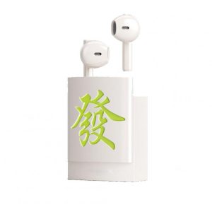 F888 Wireless Earbuds Creative Mahjong Earphones with Slide Charging Case Headphones Green  |   Bluetooth Earphones Bluetooth Earphones Bluetooth Earphones