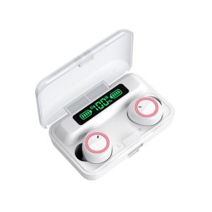 F9-3 Wireless Earbuds Waterproof Noise Canceling Earphones In-Ear Stereo Headphones With Charging Case For Sports Gaming white rose gold ring  |   Bluetooth Earphones Bluetooth Earphones Bluetooth Earphones