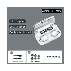 F9-5C Touch 5.0 Wireless Bluetooth Headset Ultra-Small Stealth Universal Waterproof Earphones white  |   Bluetooth Earphones Bluetooth Earphones Bluetooth Earphones