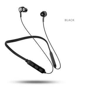 G04 In-ear Bluetooth-compatible Headset Handsfree Call Hanging Neck Music Sports Earplugs Magnetic Suction Headphone Black  |   Sports Headphones Earphones & Speakers Black + OPP bag