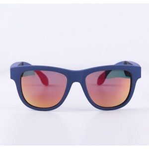 G1 Bone Conduction Music Playing Headset Polarized Glasses Sunglasses Blue Frame Red Lenses  |   Bluetooth Earphones Bluetooth Earphones Blue Frame Red Lenses