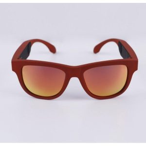 G1 Bone Conduction Music Playing Headset Polarized Glasses Sunglasses Red frame red lens  |   Bluetooth Earphones Bluetooth Earphones Bluetooth Earphones