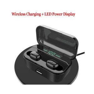 G6s Bluetooth Earphones TWS Wireless 5.0 Handsfree Earphone Sports Bass Earbuds with Mic 3500mAh Charging Box black  |   Bluetooth Earphones Bluetooth Earphones Black + With digital display