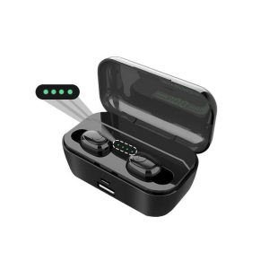 G6s Bluetooth Earphones TWS Wireless 5.0 Handsfree Earphone Sports Bass Earbuds with Mic 3500mAh Charging Box black  |   Bluetooth Earphones Bluetooth Earphones Black + Without digital display