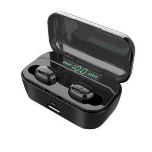 G6S Wireless Headphones 8D Stereo Bluetooth 5.0 Earphones LED Display Headset IPX7 Waterproof Earburd black  |   Bluetooth Earphones Bluetooth Earphones Black