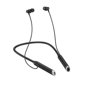 Headphones Neckband 18H Ultra-Long Playtime Headset In-Ear Neckband Earphones For Phone Call Music Sports black  |   Sports Headphones Earphones & Speakers Black