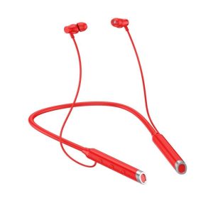 Headphones Neckband 18H Ultra-Long Playtime Headset In-Ear Neckband Earphones For Phone Call Music Sports red  |   Sports Headphones Earphones & Speakers Red