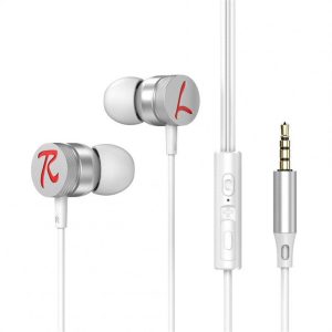 Headphones Wired In-Ear Earbud Heavy Bass High Sound Quality Earphones For Cell Phone Android Phones IPad MP3 Most 3.5mm Jack White  |   Wired Earphones Earphones & Speakers White