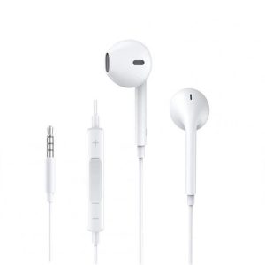 High Sound Quality Subwoofer Wired  Headset Earphones, Earphone Cable With Microphone Function, Compatible For 6s 6p Xiaomi Iphone White  |   Wired Earphones Earphones & Speakers White