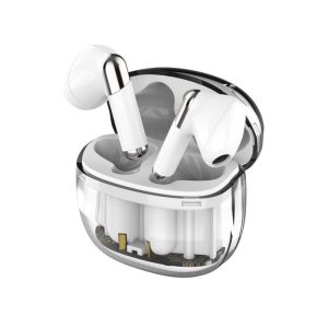 J209 Wireless Earbuds With Transparent Charging Case Earphones Stereo Sound In Ear Earphones For Working Sports Gaming White  |   Bluetooth Earphones Bluetooth Earphones Bluetooth Earphones